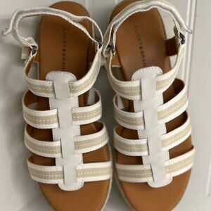 Lucky Brand Women's Emliey Gladiator Sandals Size 9.5